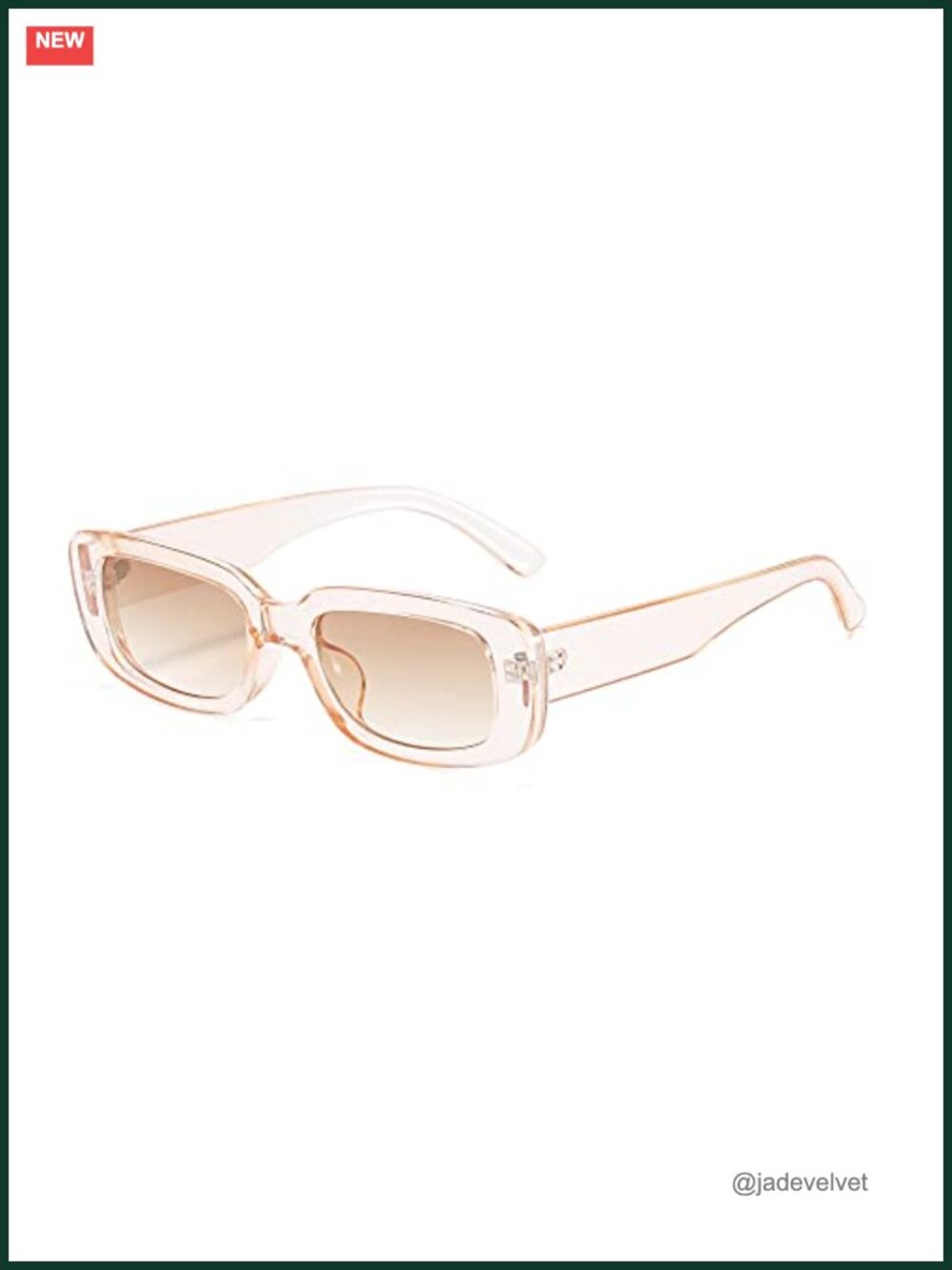 Retro Rectangle Frame Sunglasses Women UV400 Narrow Square Driving Glasses